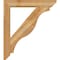 Ekena Millwork Funston Slat Rough Sawn Bracket w/ Offset Brace, Western Red Cedar, 6"W x 32"D x 36"H BKT0604X32X36FST06RWR - alternate 3